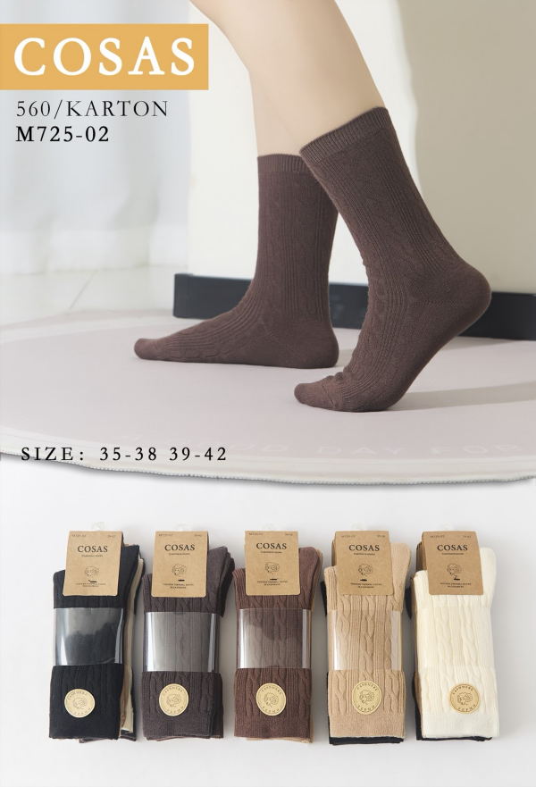 Skarpety damskie Roz 35-42, Mix kolor Paczka 40 szt